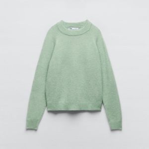 Zara ALPACA AND WOOL BLEND SWEATER